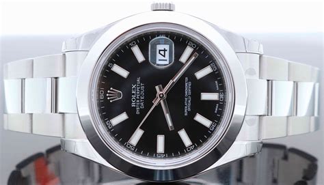 black face rolex datejust